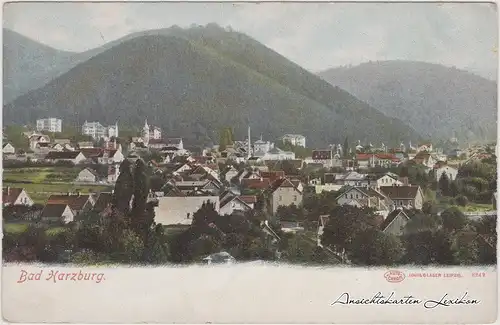 Ansichtskarte Bad Harzburg Panorama Harz b Goslar 1914