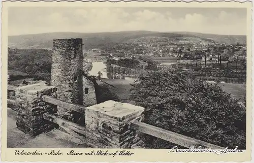 Wetter (Ruhr) Blick auf Wetter mit Fabrikanlage