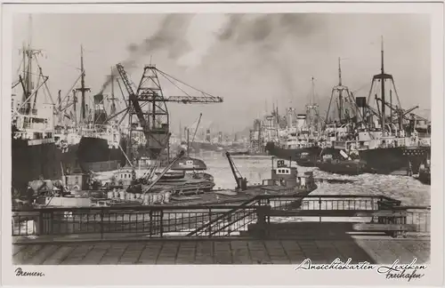 Bremen Blick auf den Freihafen