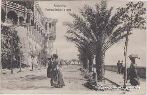 Genua Promenade am Meer