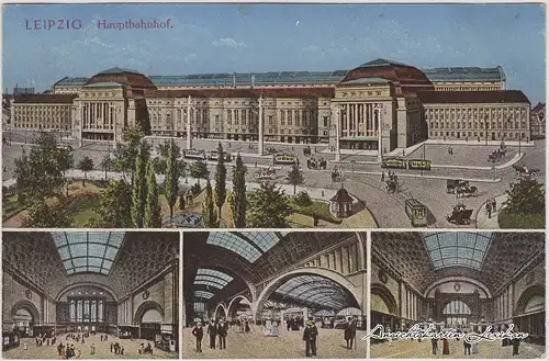 Leipzig 4 Bild: Hauptbahnhof - innen und außen