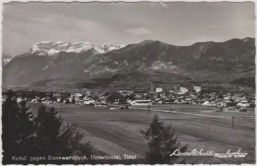 Kundl Kundl gegen Sonnwendjoch, Unterinntal, Tirol Ansichtskarte 1965