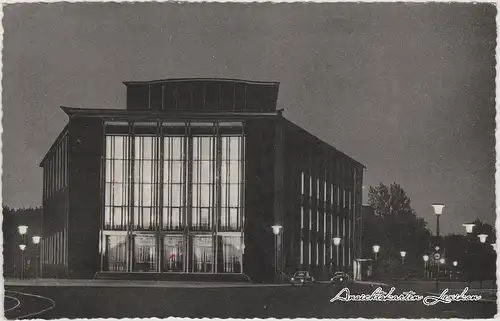 Bochum Schauspielhaus bei Nacht