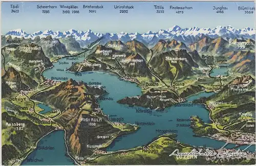 Kriens Landkarten Ansichtskarte 