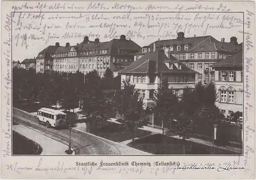 Chemnitz Staatliche Frauenklinik Chemnitz (Teilansicht)