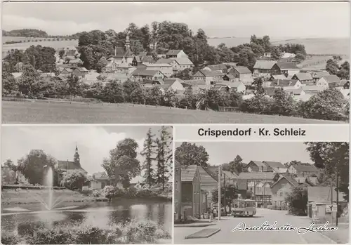 Crispendorf Mehrbildkarte Ranis-Ziegenrück Foto Ansichtskarte 1982