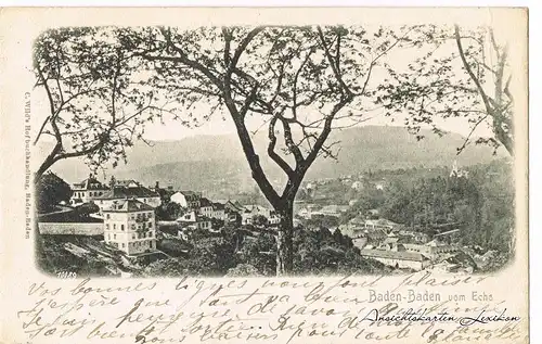 Baden-Baden Blick auf die Stadt