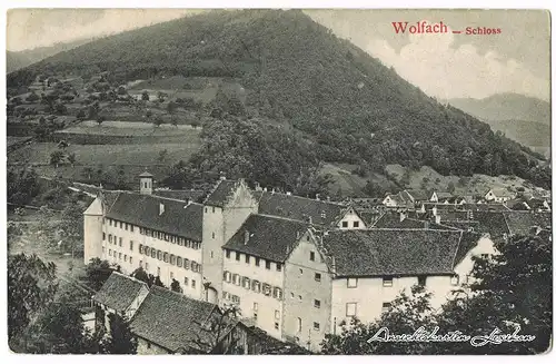 Wolfach (Schwarzwald) Blick auf das Schloss