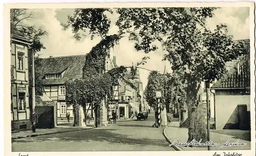 Soest Straßenpartie mit Jacobitor