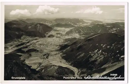 Puchberg am Schneeberg Panorama vom Berghaus Hochschneeberg