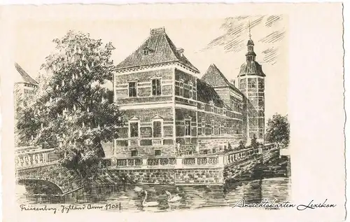 Hammel (Jütland) Friisenborg Ansichtskarte  1937
