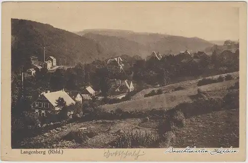 Langenberg (Rheinland)-Velbert Blick auf die Stadt