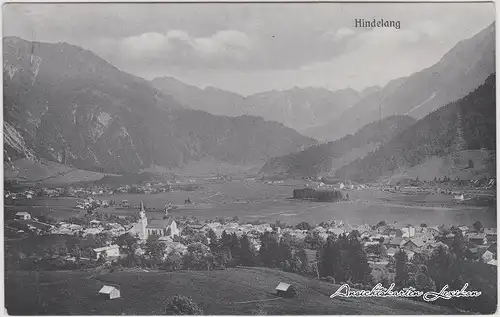 Bad Hindelang Blick auf die Stadt