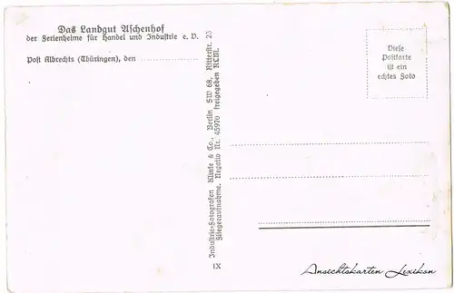 Albrechts-Suhl Das Landgut Aschenhof aus der Luft