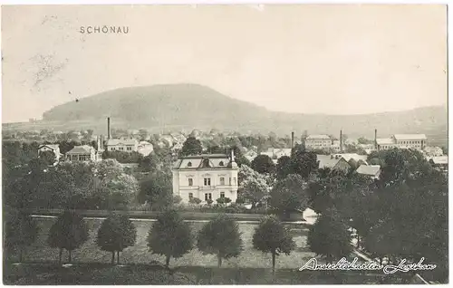 Teplitz - Schönau Blick auf die Stadt