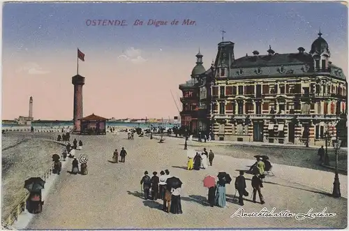 Ostende La Digue de Mer