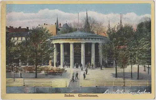 Aachen Partie am Elisenbrunnen