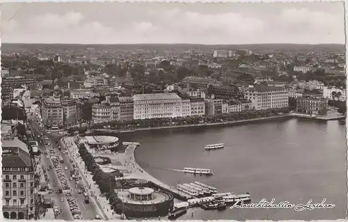 Hamburg Blick zum Neuen Jungfernstieg