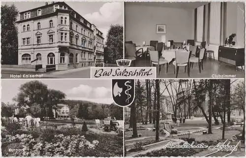 Bad Salzschlirf 4 Bild: Hotel Kaiserhof, Clubraum, Kurpark und Minigolfplatz