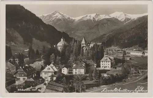 Böckstein Blick auf die Stadt Ansichtskarte b Salzburg 1953