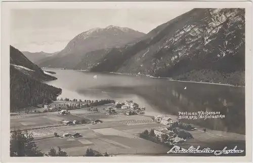 Pertisau-Eben am Achensee Blick auf die Stadt