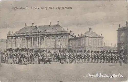 Kopenhagen Schloss Amalienborg, Wachtparade