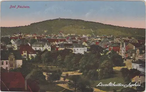 Bad Nauheim Panorama und Straßenblick