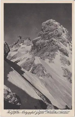 Grainau Münchner Haus auf der Zugspitze