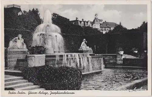Baden-Baden Gönner-Anlage, Josephinenbrunnen