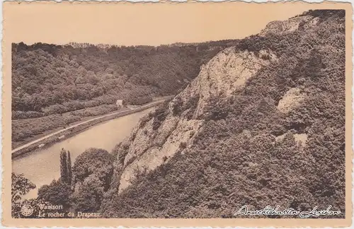 Waulsort-Hastière Le rocher du Drapeau CPA Namen Namur 1932
