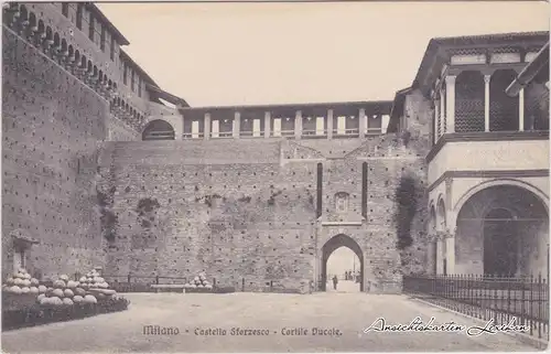 Mailand Castello Sforzesco, Cortile Dukale