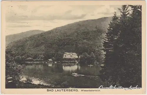 Bad Lauterberg im Harz Wiesenbekerteich