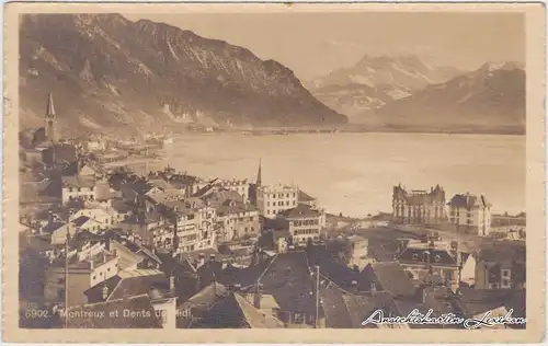 Montreux (Muchtern) Montreux et Dents de Midi