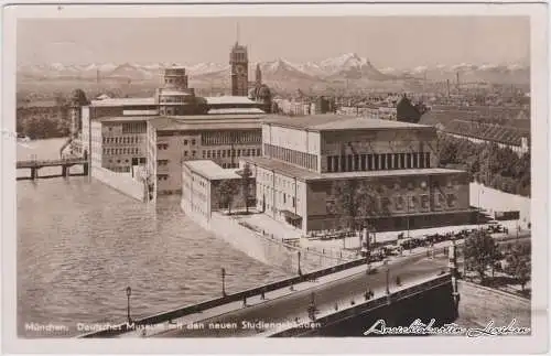 München Deutsches Museum mit den neuen Studiengebäuden