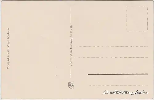 Schömberg (Schwarzwald) Heilstätte Charlottenhöhe