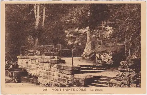 St. Odilienberg La Source Mont Sainte-Odile Obernai Sélestat-Erstein 1924