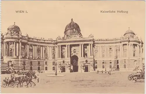 Ansichtskarte Wien Kaiserliche Hofburg 1914