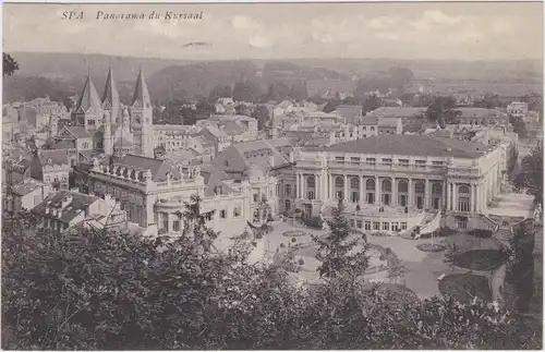 Spa (Stadt) Panorama du Kursaal