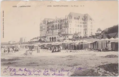 Saint-Lunaire Strand und Grand Hotel