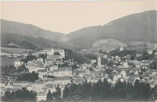 Baden-Baden Panorama 3-Teilige Klappkarte