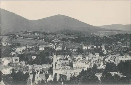 Baden-Baden Panorama 3-Teilige Klappkarte