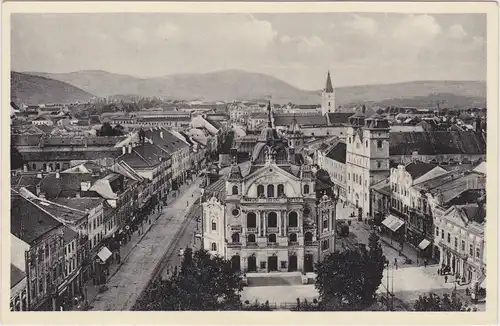 Kaschau Hauptgasse und Theater