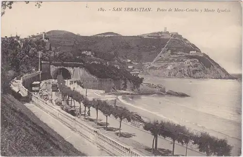 San Sebastian Paseo de Mira-Concha y Moute Iguelio