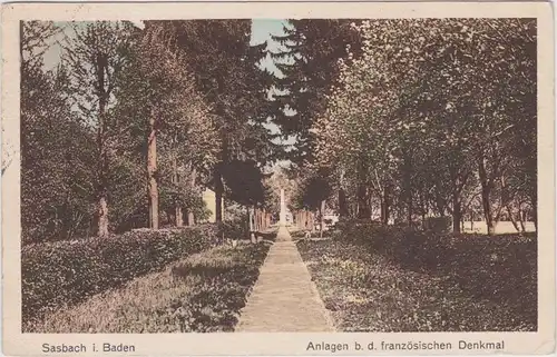 Sasbach (Ortenau) Anlagen b. d. französischen Denkmal