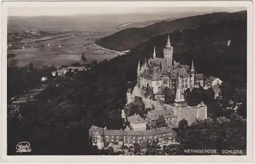 Wernigerode Luftbild des Schlosses