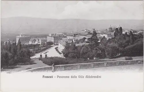 Frascati Panorama dalla Villa Aldobrandini