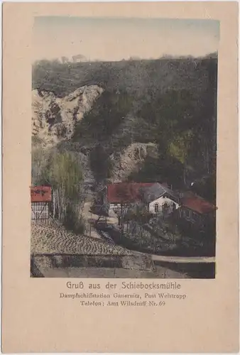 Kleinschönberg-Klipphausen Schiebockmühle Dampfschiffstation Gauernitz