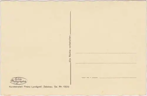 Ansichtskarte Teichwolframsdorf Erholungsheim - Tagesraum 1937