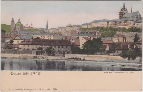 Prag Blick vom Ferdinandsquai