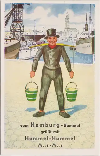 Hamburg Künstlerkarte 775 Jahrfeier - Hafen